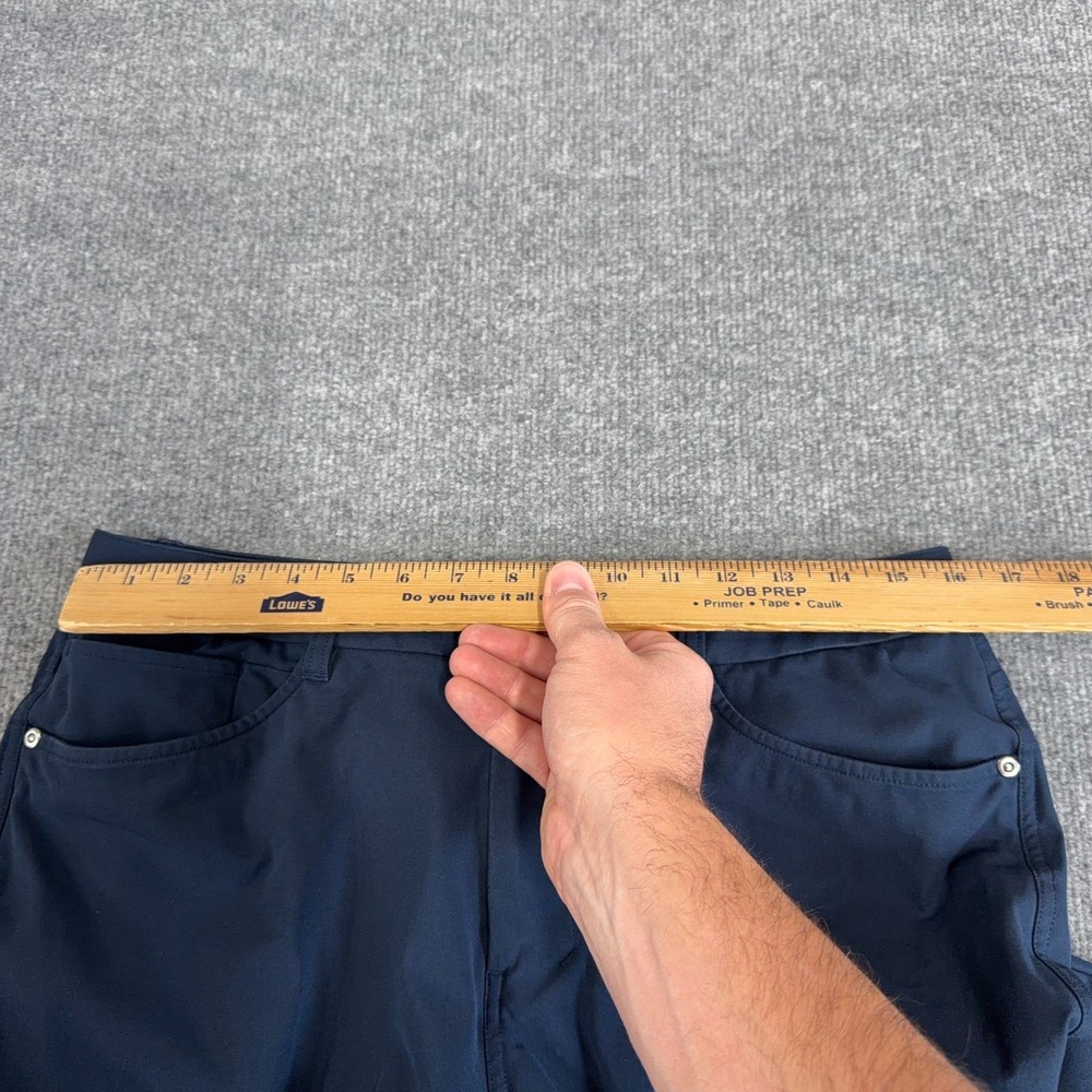 Lululemon Pants Men 32x29 Navy ABC Pant Relaxed Fit Warpstreme Tech Chino Golf - Picture 6 of 10
